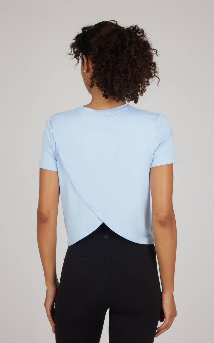 Super Soft Tulip Split-Back Tee