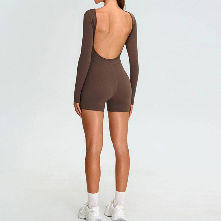 Annabelle Yoga Shorts Jumpsuit