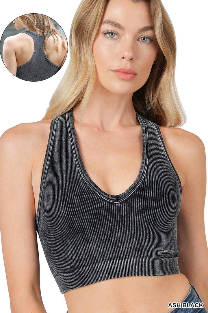 Ribbed Racerback Brami