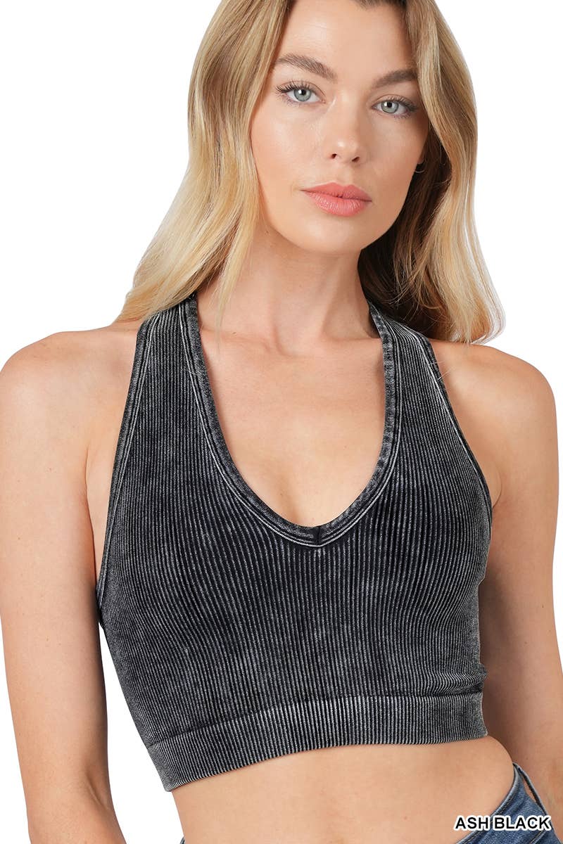 Ribbed Racerback Brami