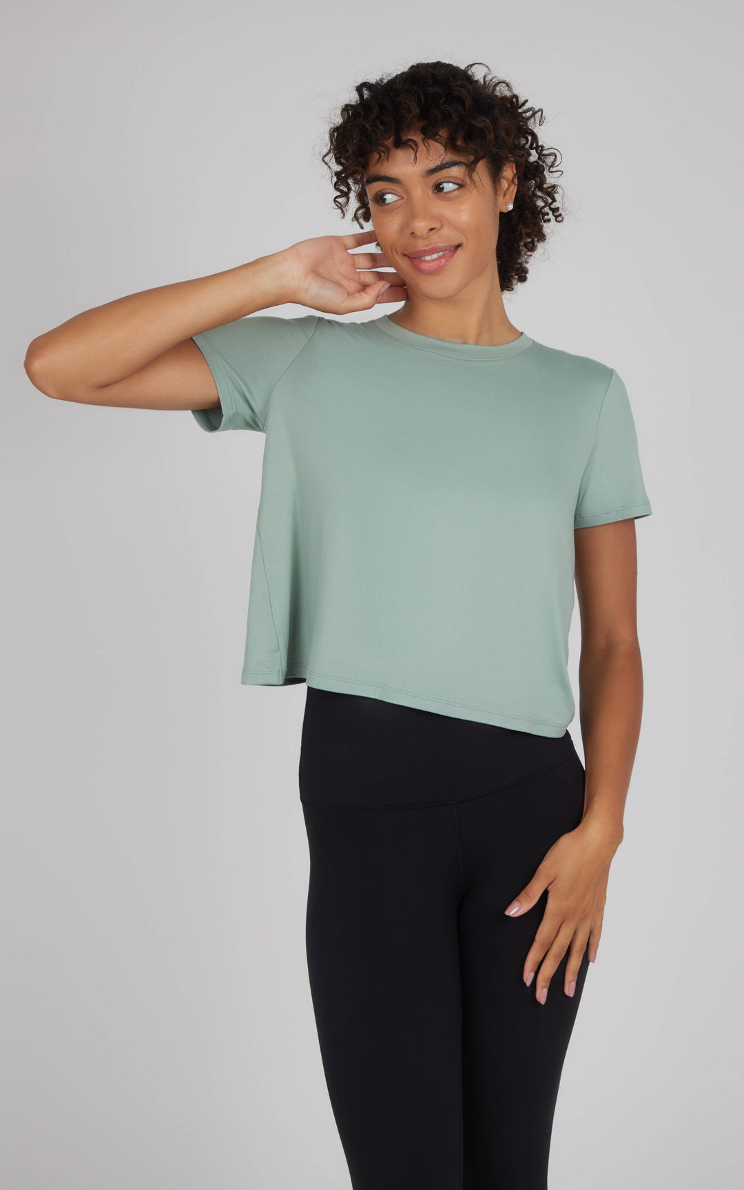 Super Soft Tulip Split-Back Tee