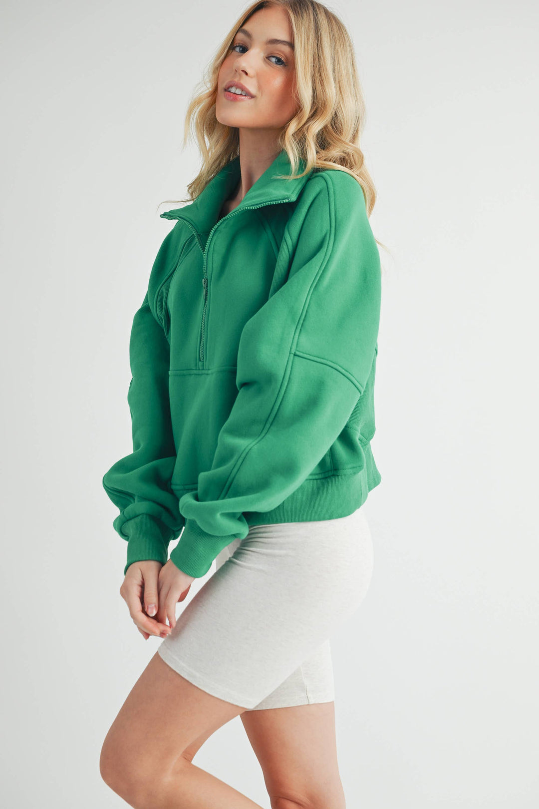 Super-Soft Half Zip: Tomato / M / Pullover